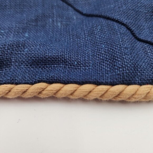 NWT Lighthouse Coastal Nautical Needlepoint Decorative Pillow Cover 17"x17" in. - Picture 6 of 16